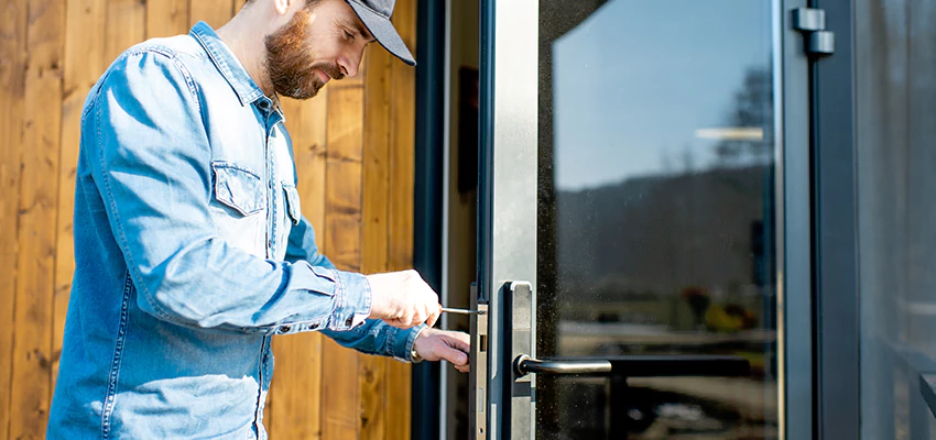Frameless Glass Storefront Door Locks Replacement in Pomona, CA